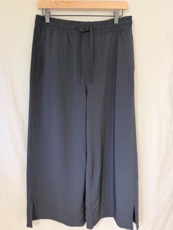 CRZ YOGA Pants - CRZ YOGA Wide Leg Cropped Pants Black Pull On Stretch XL